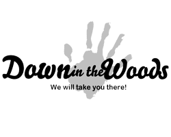 Down in the Woods logo by Kit and Caboodle