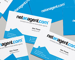 Business cards for Netanagent.com by Kit and Caboodle