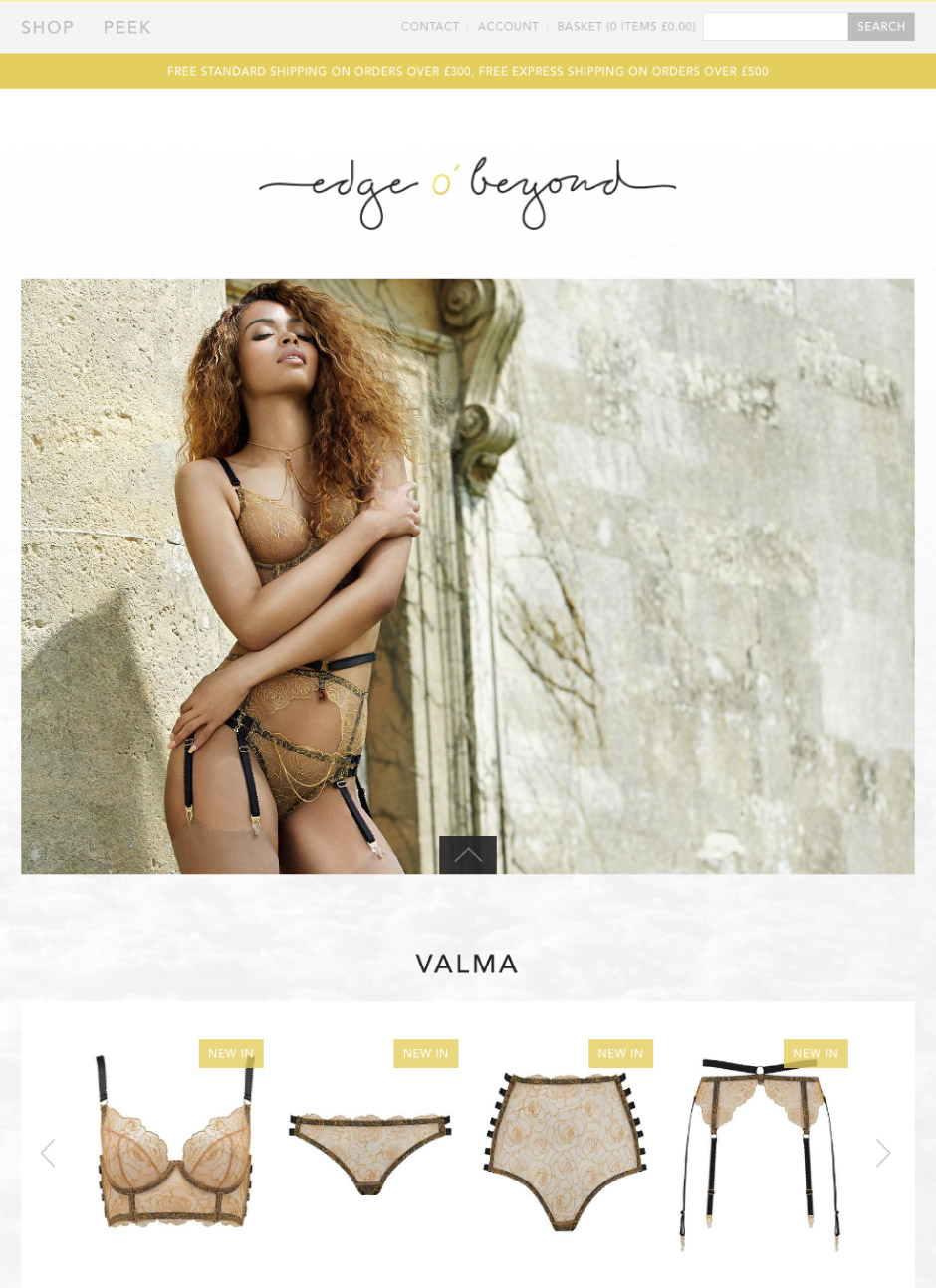 Collection page for Edge o' Beyond designed by Kit & Caboodle