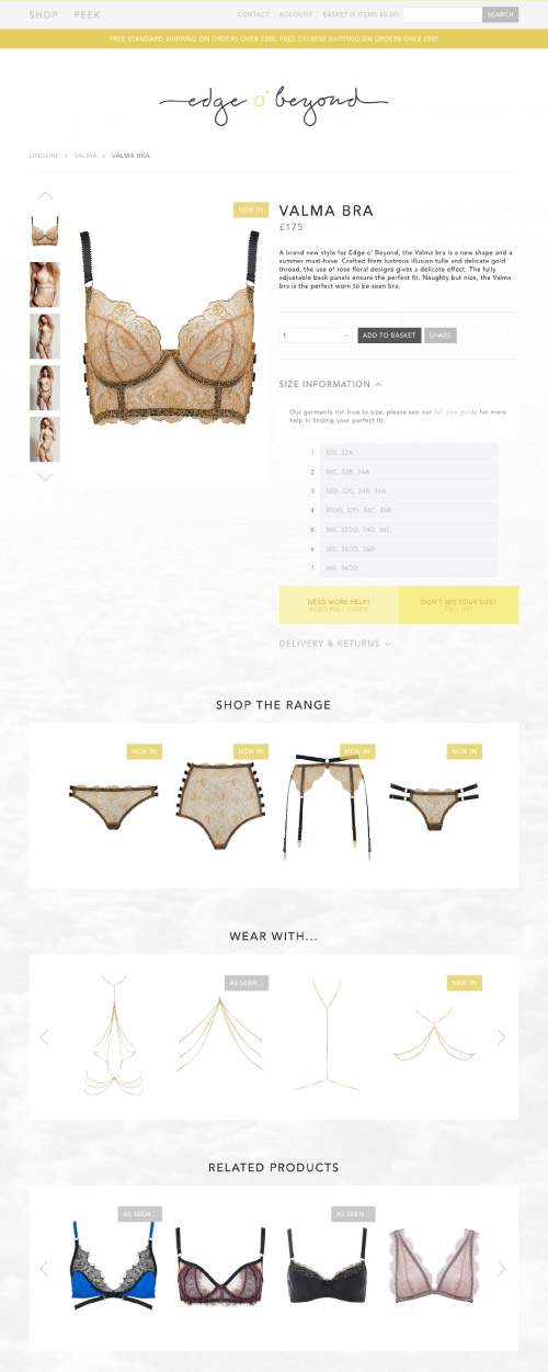 Product page for Edge o' Beyond designed by Kit & Caboodle