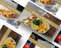 Smokehouse cover images for social media campaign by Kit and Caboodle